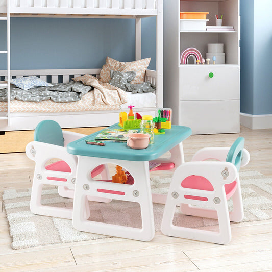 Kids Table and Chair Set with Building Blocks - Tampa Home & Garden Store