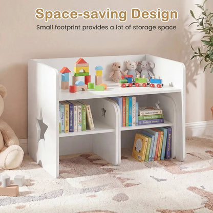 Kids Table and Chair Set, Space Saving 3 Pieces