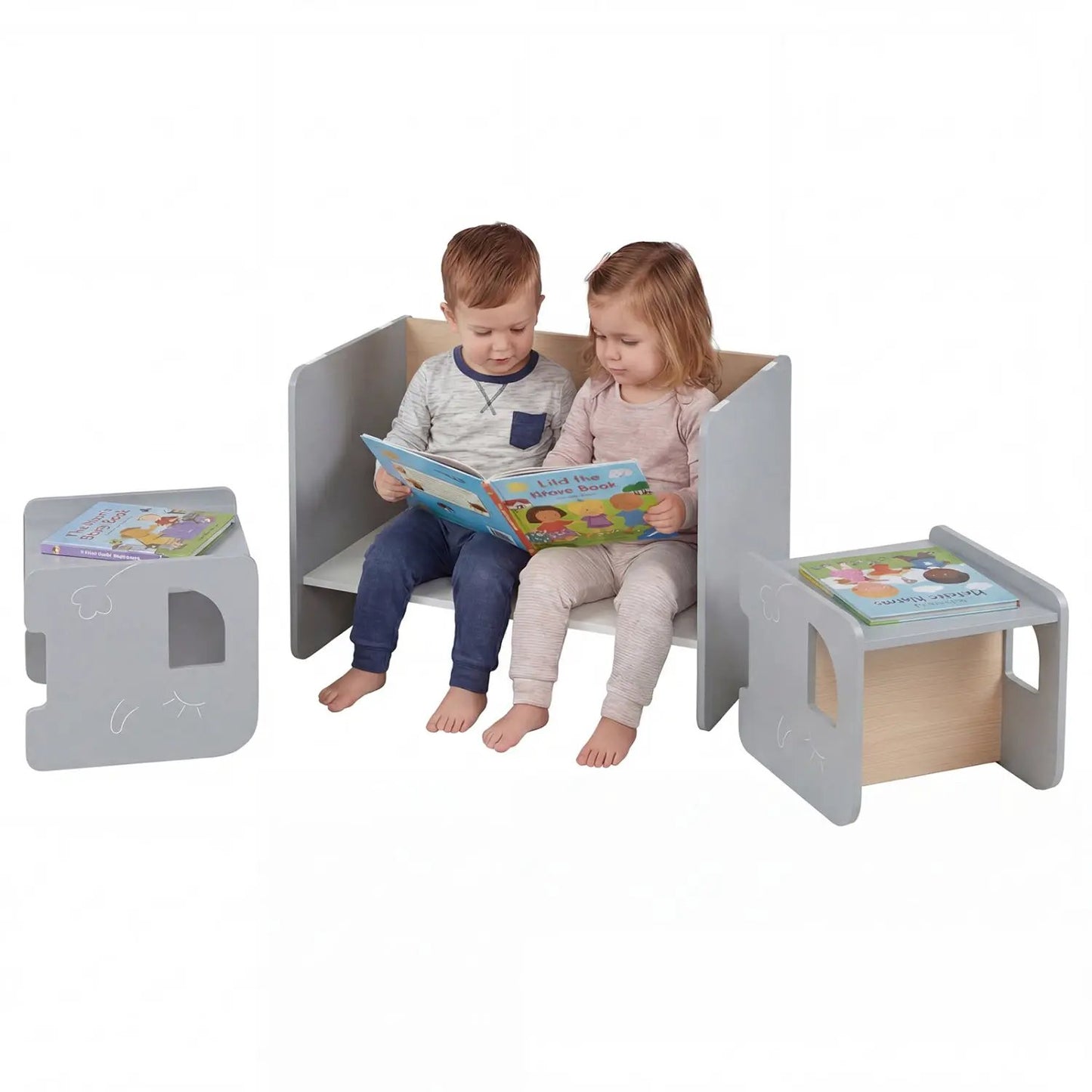 Kids Table and Chair Set with Space Saving Design