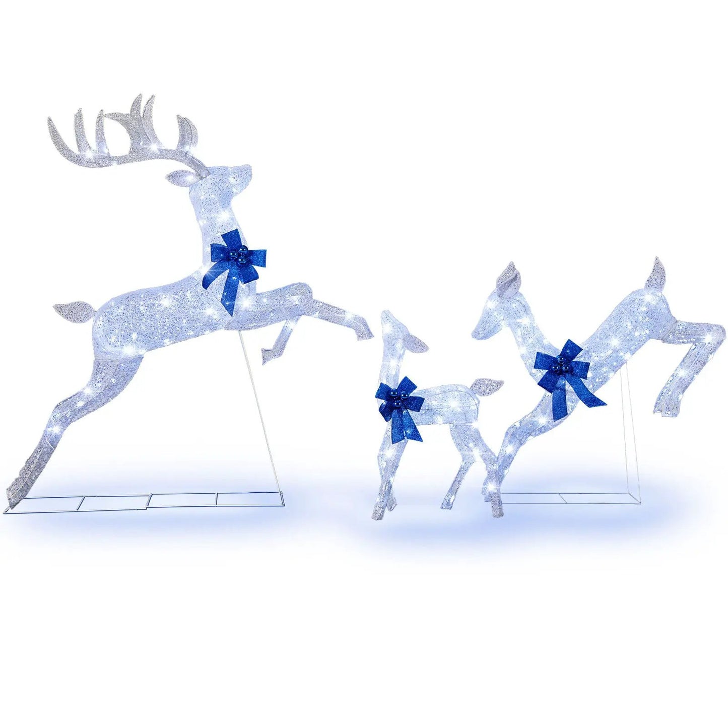 Lighted Christmas Reindeer Set with 255 Lights