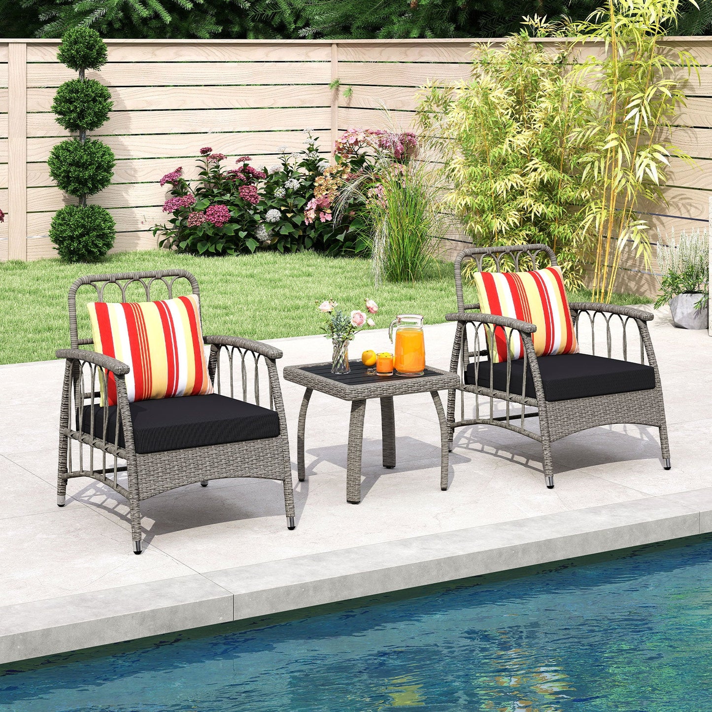 10 Feet Patio Cantilever Umbrella with Easy Tilt