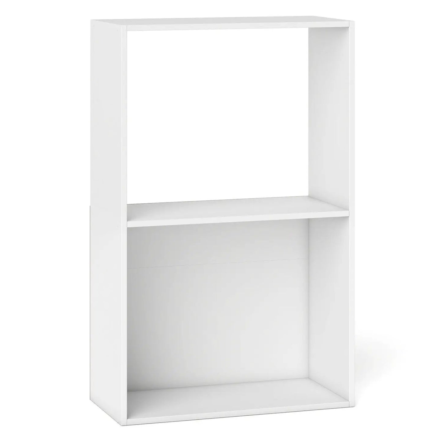 3-Tier Bookshelf With Open Storage Compartments