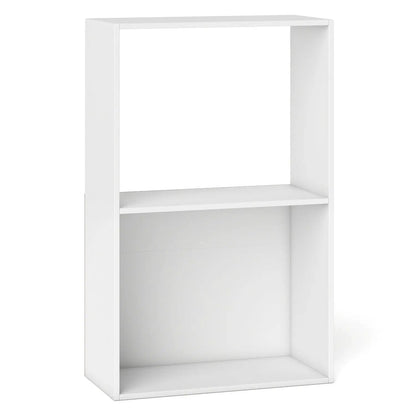 3-Tier Bookshelf With Open Storage Compartments