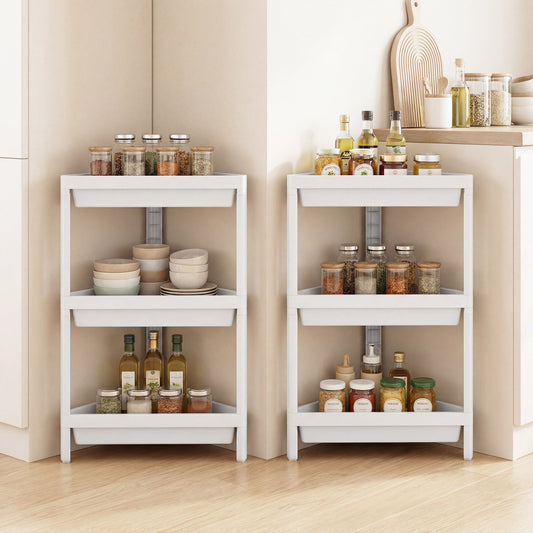 3-Tier Corner Shower Caddy 2-Pack with Detachable Design - Tampa Home & Garden Store