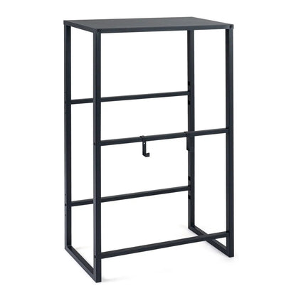 3 Tier Drink Crate Rack with Shelf for Beer