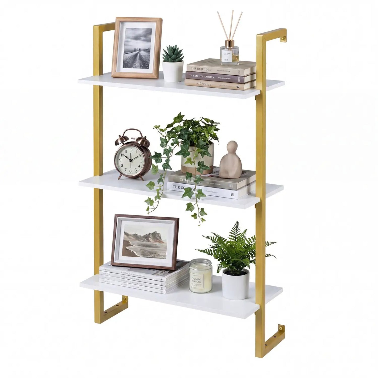 Three Tier Floating Shelf for Kitchen and Living