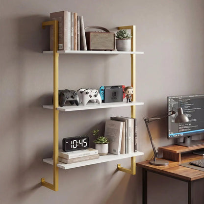 Three Tier Floating Shelf for Kitchen and Living