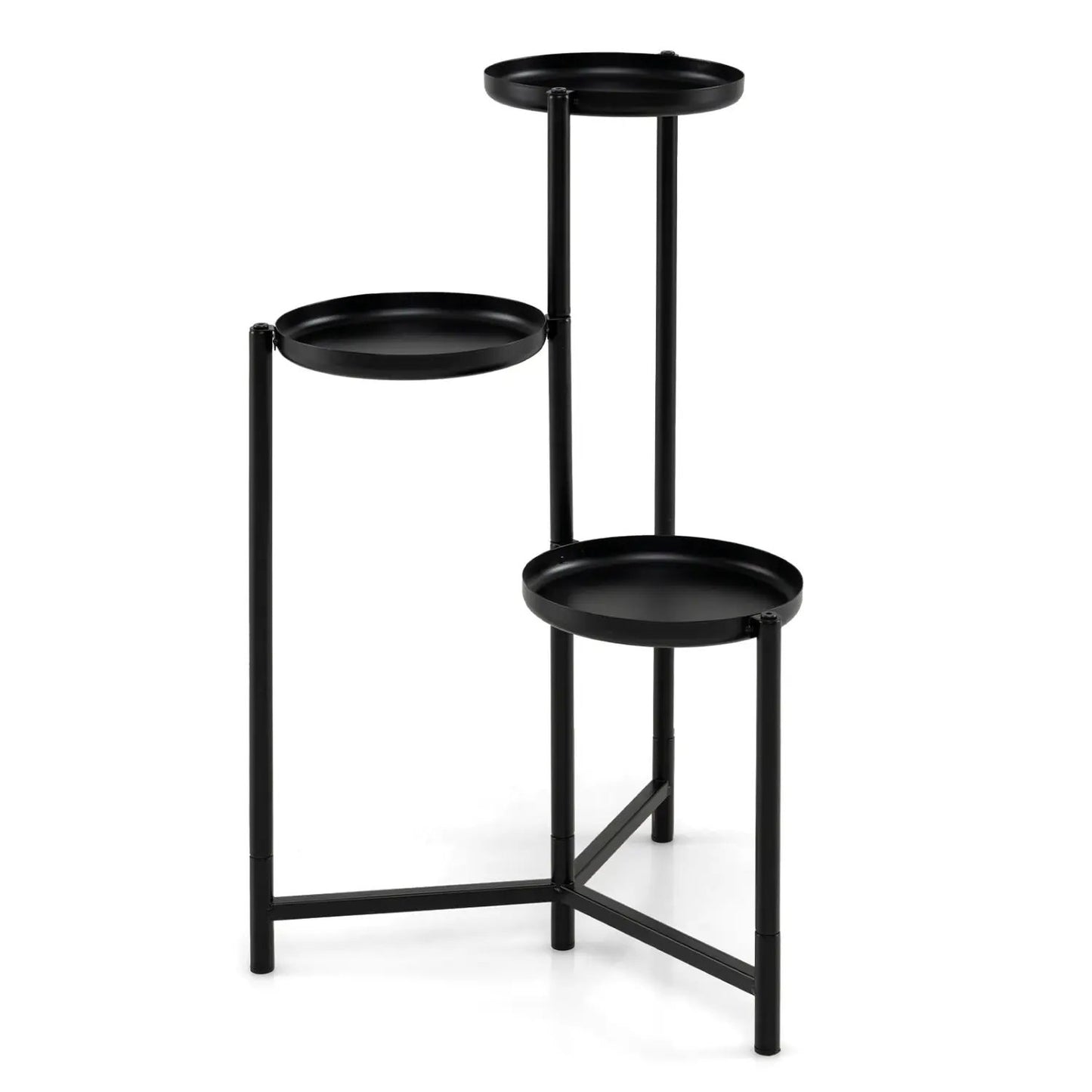 Three Tier Metal Plant Stand Corner Flower Pot