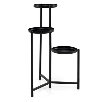 Three Tier Metal Plant Stand Corner Flower Pot