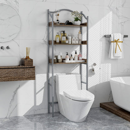 3-Tier Over-The-Toilet Bathroom Spacesaver Storage Rack