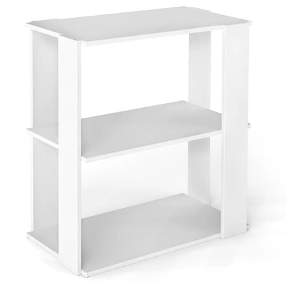 Three Tier Shoe Rack With Anti Tip Design White