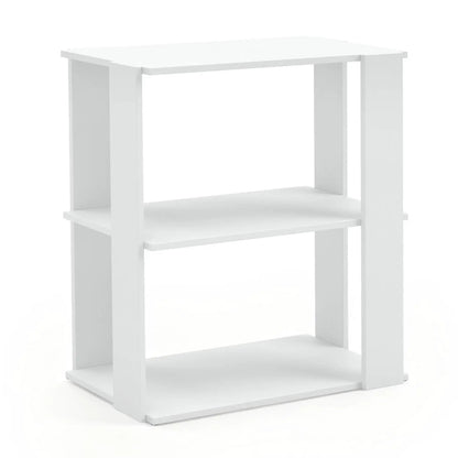3-Tier Stackable Shoe Rack Set of 2 White