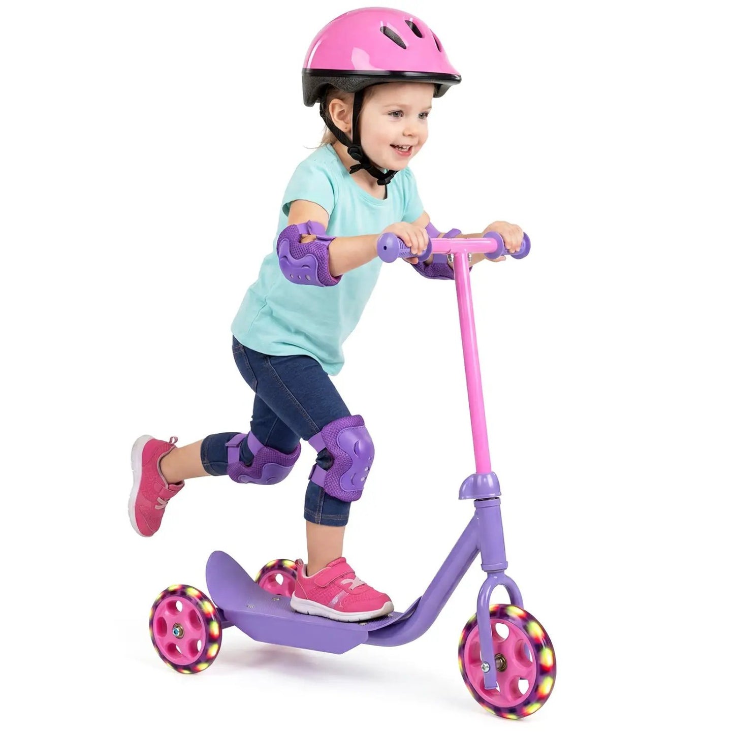 3 Wheel Scooter for Kids 2+ With LED Wheels