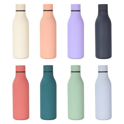 Stevvex stainless steel water bottle set in eight colors, leakproof BPA-free vacuum bottles on Tampa Home & Garden Store