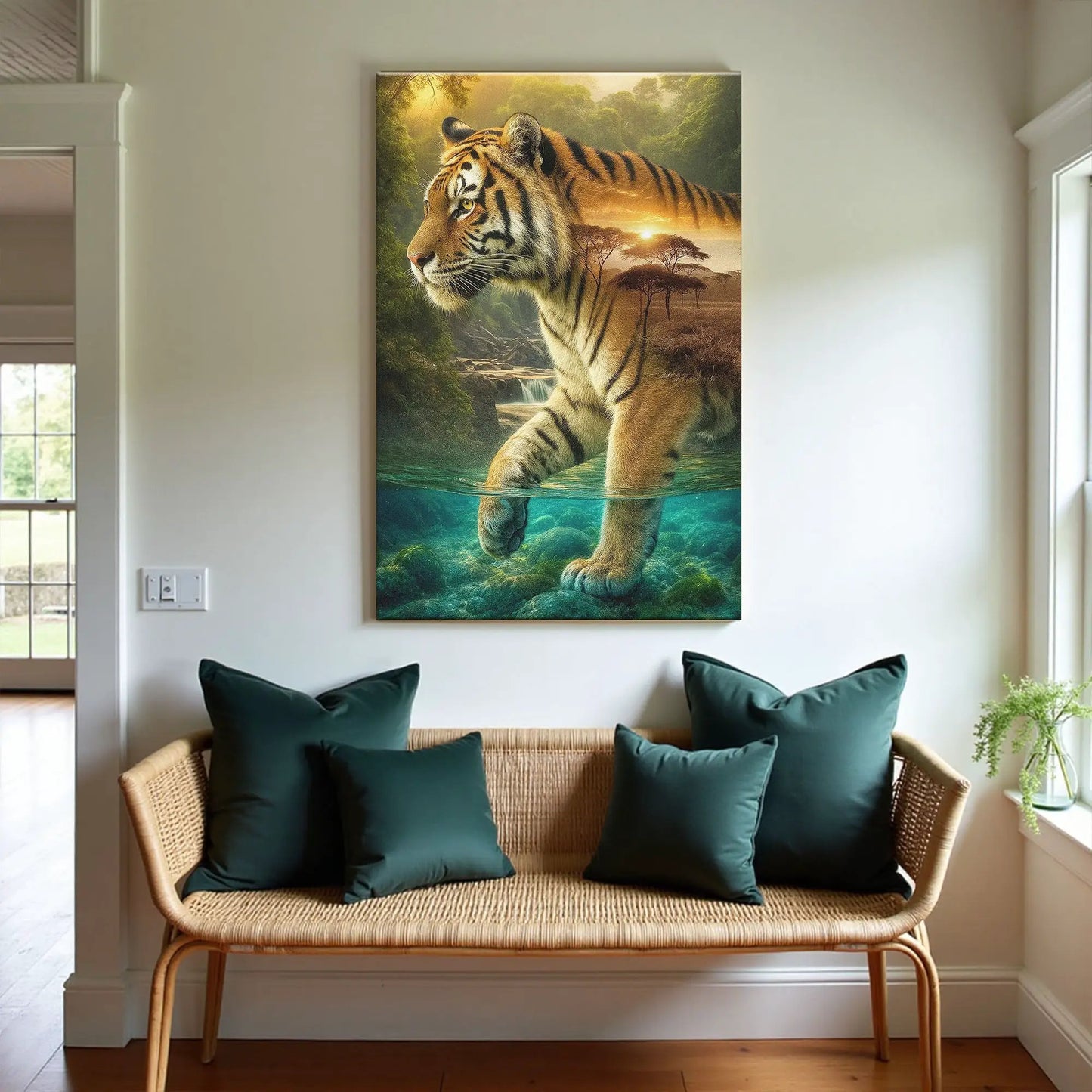 Tiger's Allegory Wall Art Decor Home Gallery