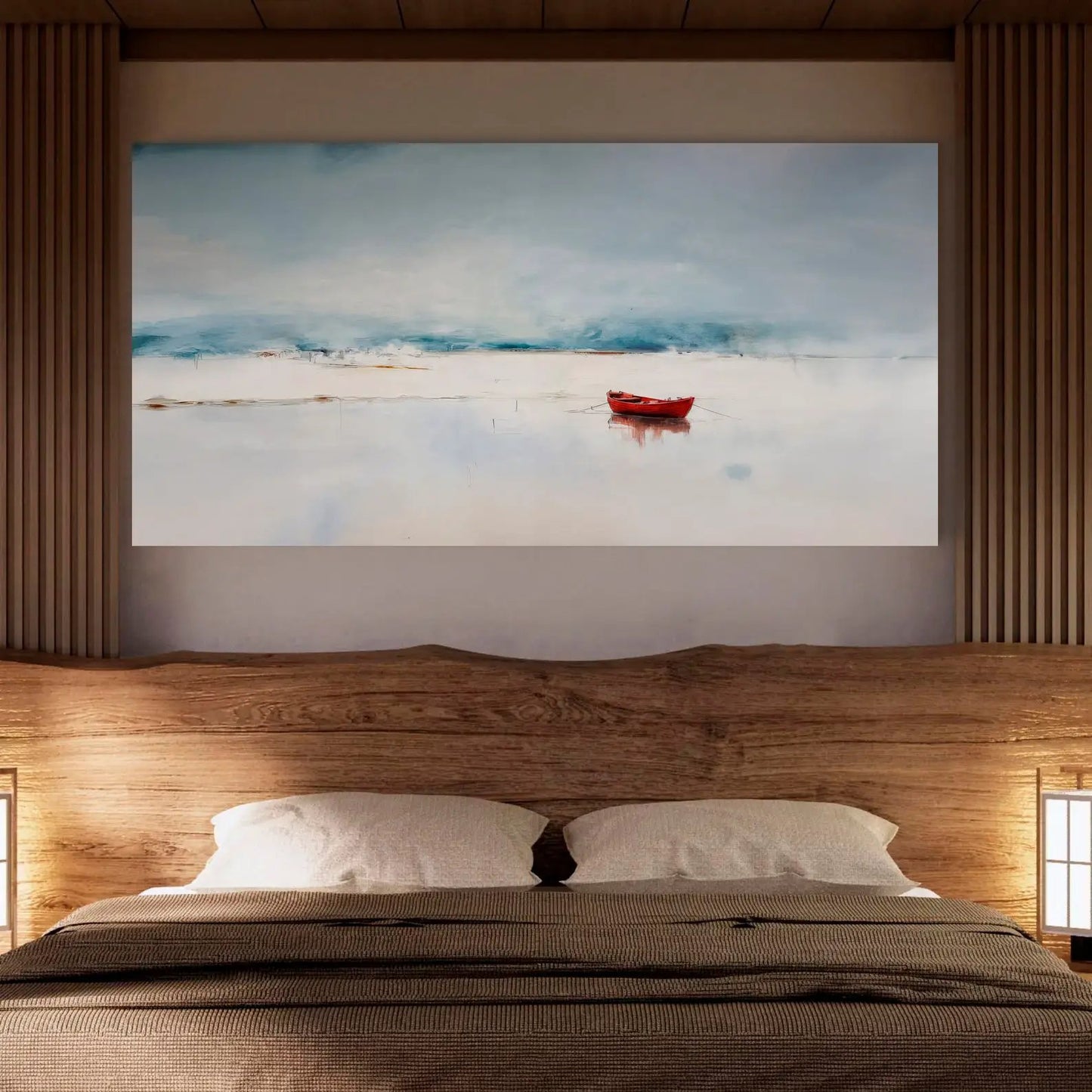 Misty Morning Abstract Wall Art Made in USA