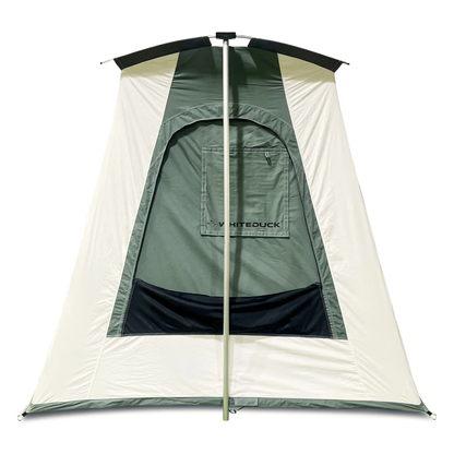 Prota Canvas Tent 10x10 by White Duck Outdoors, green canvas with beige exterior panels on Tampa Home & Garden Store