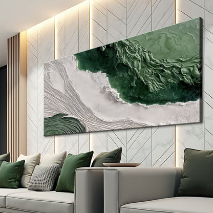 Green Rivers Abstract Wall Art II canvas Tailored Canvases green river texture crafting canvas on Tampa Home & Garden Store