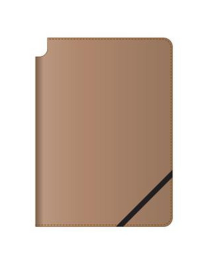 Tech2 Macchiato leather journal cover by A.T. Cross with diagonal black strap on Tampa Home & Garden Store