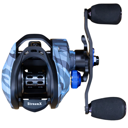 Carrete de pesca Baitcasting Reaction Tackle - Edición StreamX - Relación de transmisión 7.5:1 - NUEVO