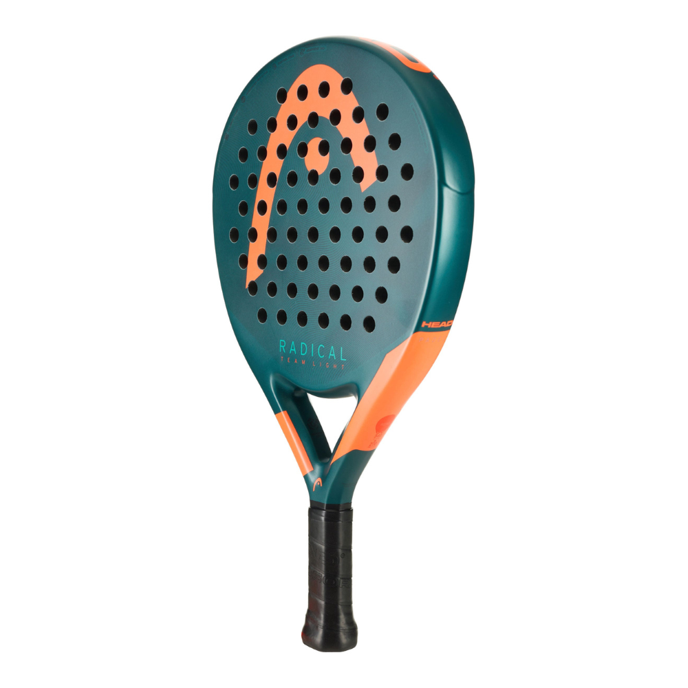 Padel racket Head Radical Team Light 2026 in teal and orange with perforated face on Tampa Home & Garden Store