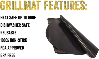 Grill Tool Combo | Spatula, Tong & Grill Mat