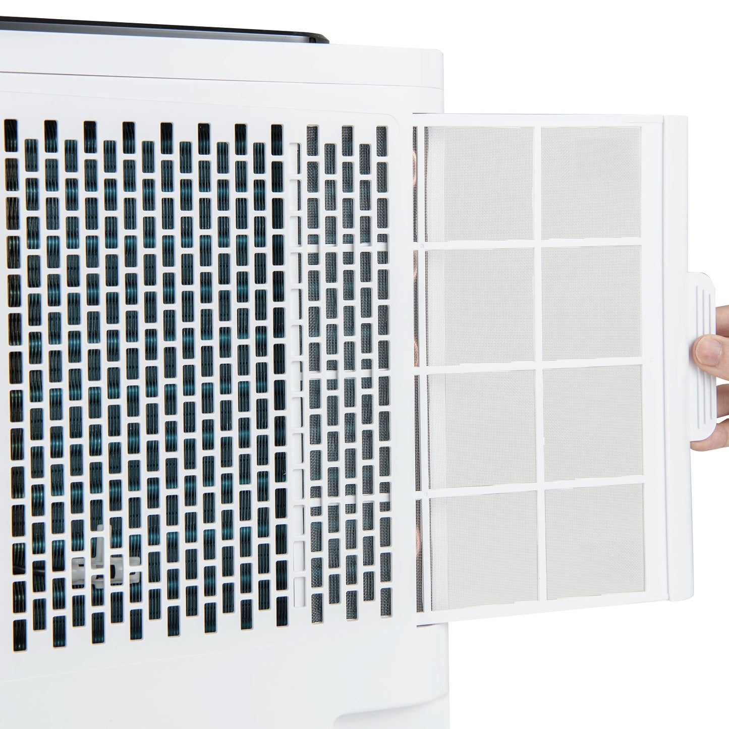 Aire Acondicionado Portátil 3 en 1 de 8000 BTU con Control Remoto - Blanco