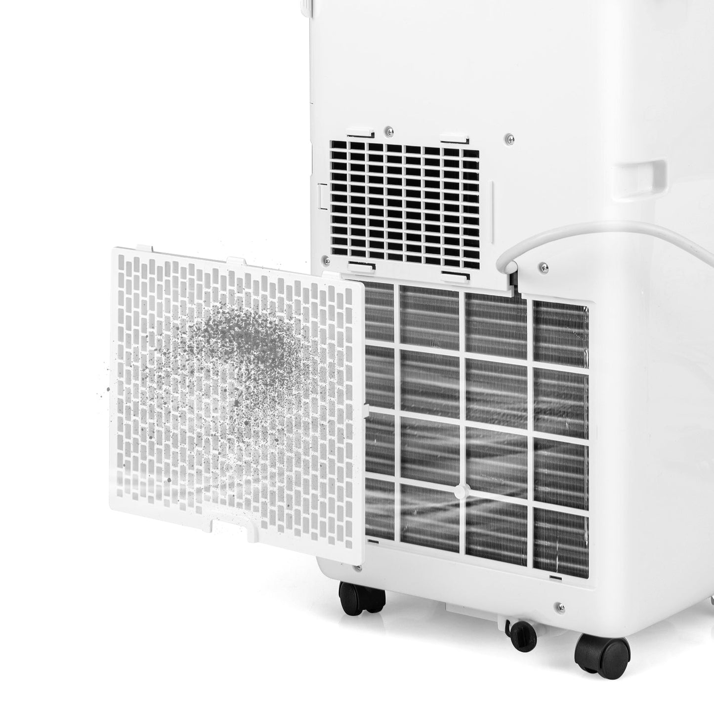 Aire Acondicionado Portátil 3 en 1 de 8000 BTU con Control Remoto - Blanco