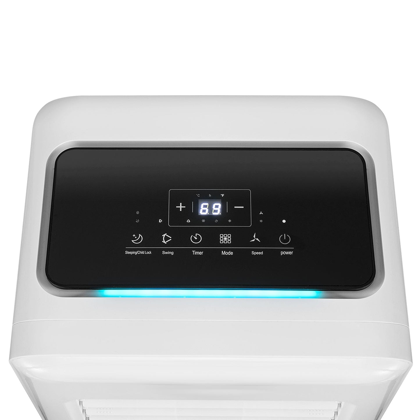 Aire Acondicionado Portátil 3 en 1 de 8000 BTU con Control Remoto - Blanco