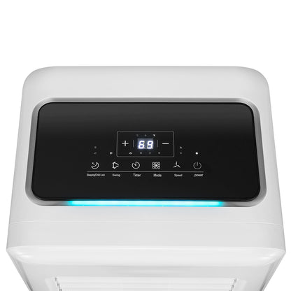 Aire Acondicionado Portátil 3 en 1 de 8000 BTU con Control Remoto - Blanco