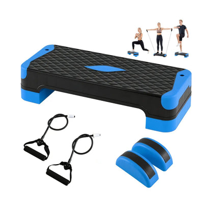 3-in-1 Aerobic Step Platform with Risers