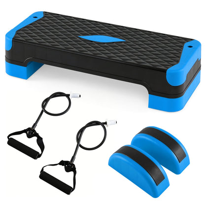 3-in-1 Aerobic Step Platform with Risers