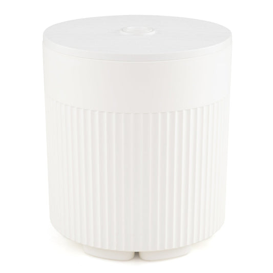 Umbrella base white ribbed plastic with top fill cap and 2in pole hole DirectDeals on Tampa Home & Garden Store