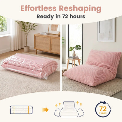 3 in 1 Convertible Bean Bag Chair with Corduroy