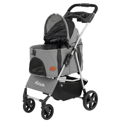 Three In One Foldable Pet Stroller For Small Dogs
