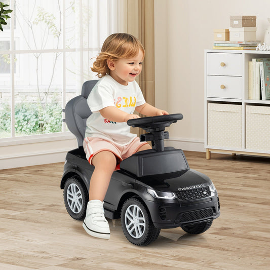 3 in 1 Push Car with Removable Handle and Guardrail for Kids 18-36 Months Old - Tampa Home & Garden Store