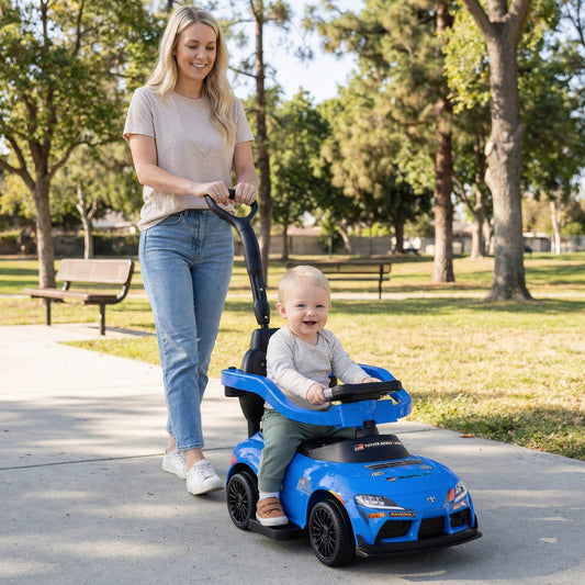 3-in-1 Toyota Licensed Foot-to-Floor Stroller Sliding Walking Toy - Tampa Home & Garden Store
