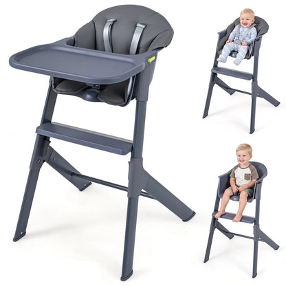 3 in 1 Washable Baby High Chair with Tray