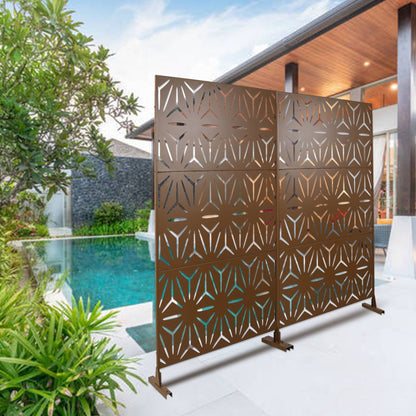 Outdoor and Indoor Metal Privacy Screens