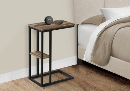 C Shaped Accent Table with Contemporary Design