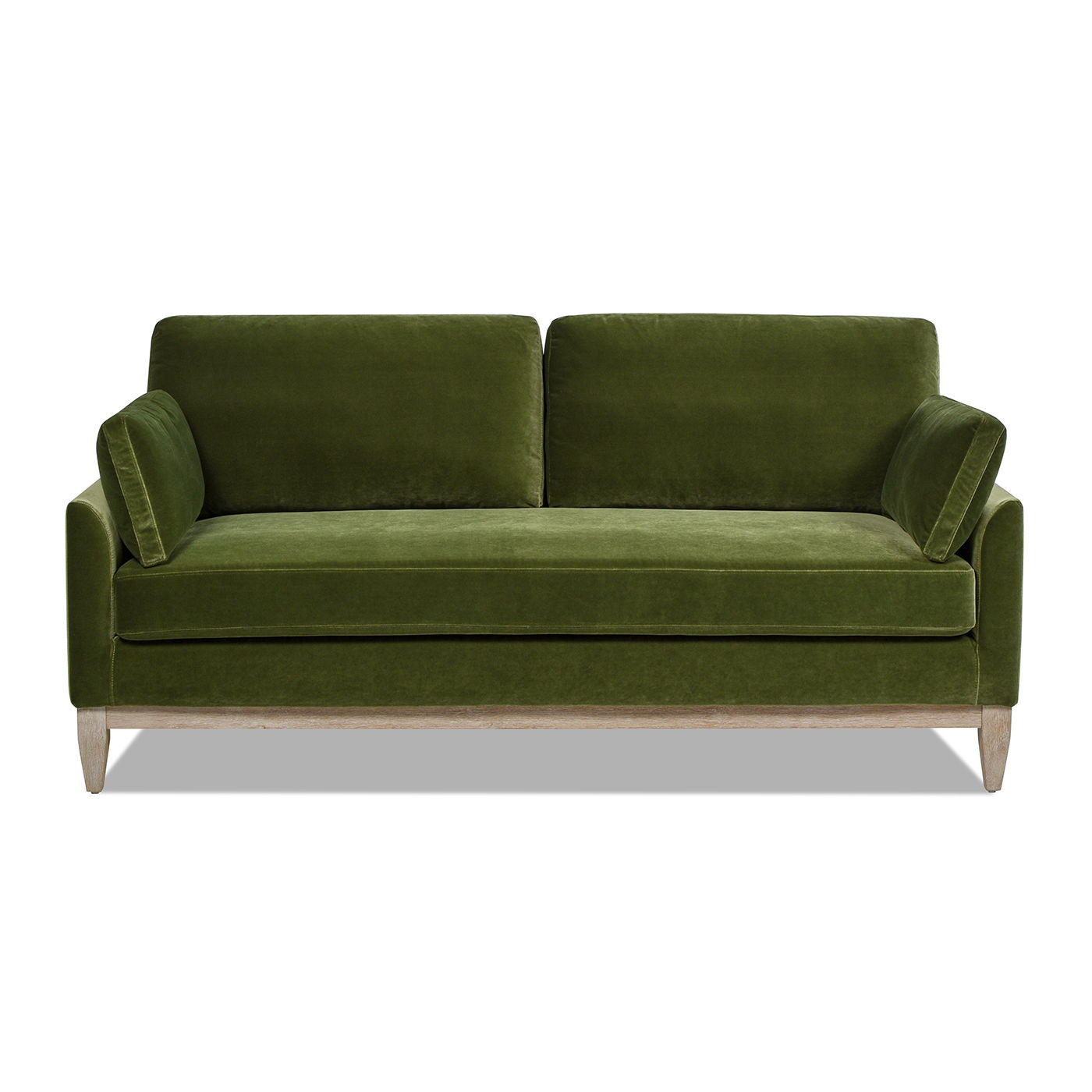 Pasadena Natural Rubberwood and Farmhouse Sofa