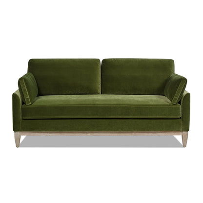 Pasadena Natural Rubberwood and Farmhouse Sofa