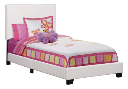 Upholstered Transitional Bed Frame For Bedroom