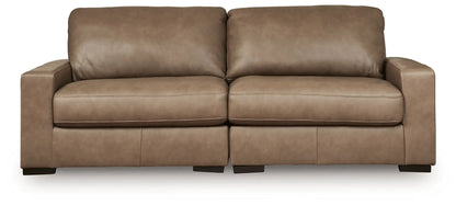 Veronella sectional sofa in tan leather by Unique Piece Furniture on Tampa Home & Garden Store
