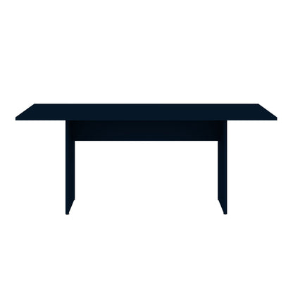 Nomad Dining Table dark navy Protouch wood-grain finish by HouseOfZazla, modern dining table on Tampa Home & Garden Store
