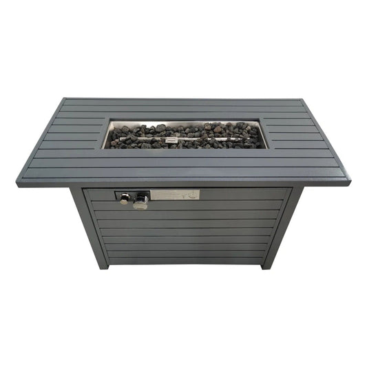 Steel Outdoor Fire Pit Table and Dual Fuel