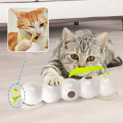 Sell My Stuff Smart Interactive Cat Toy tunnel with moving tail motion-activated rechargeable white segmented design on Tampa Home & Garden Store