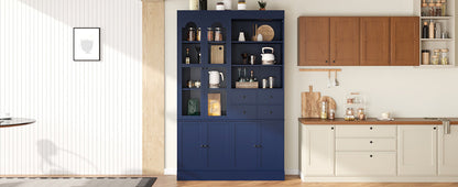 Spacious Kitchen Buffet and Storage Hutch