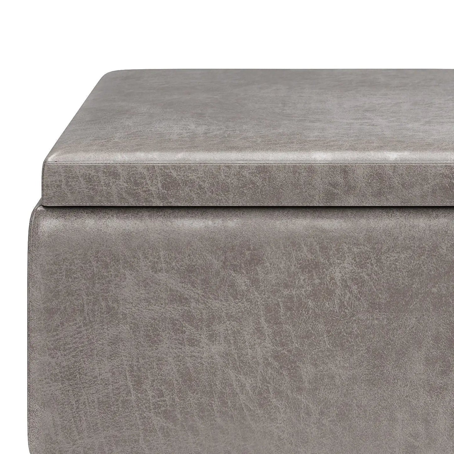 Owen Tray Top Small Coffee Table Storage Ottoman