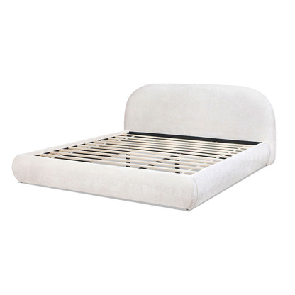 Archie Puffy Upholstered Platform Bed and Frame